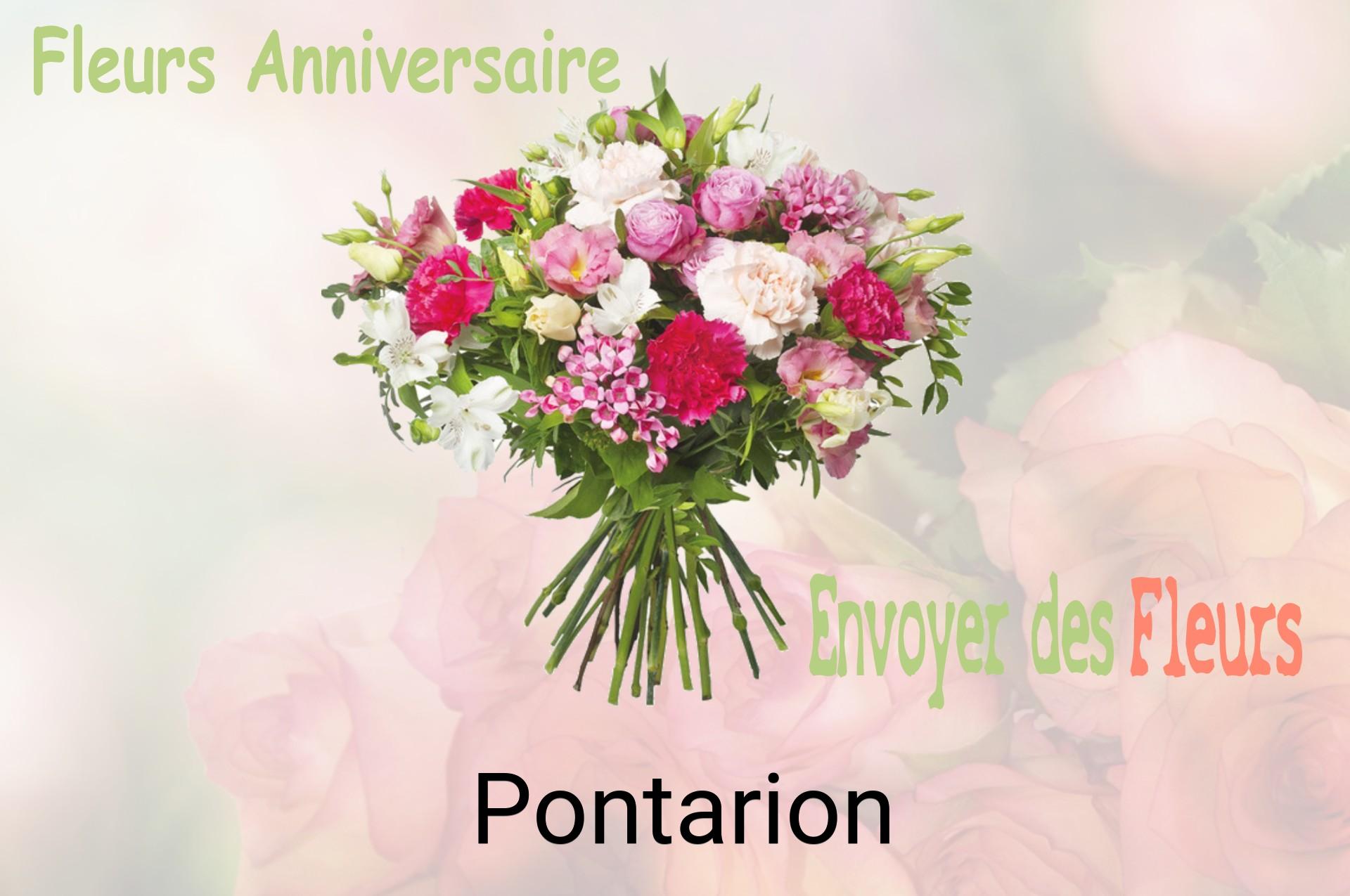 Bouquet de fleurs d’anniversaire livré à Pontarion